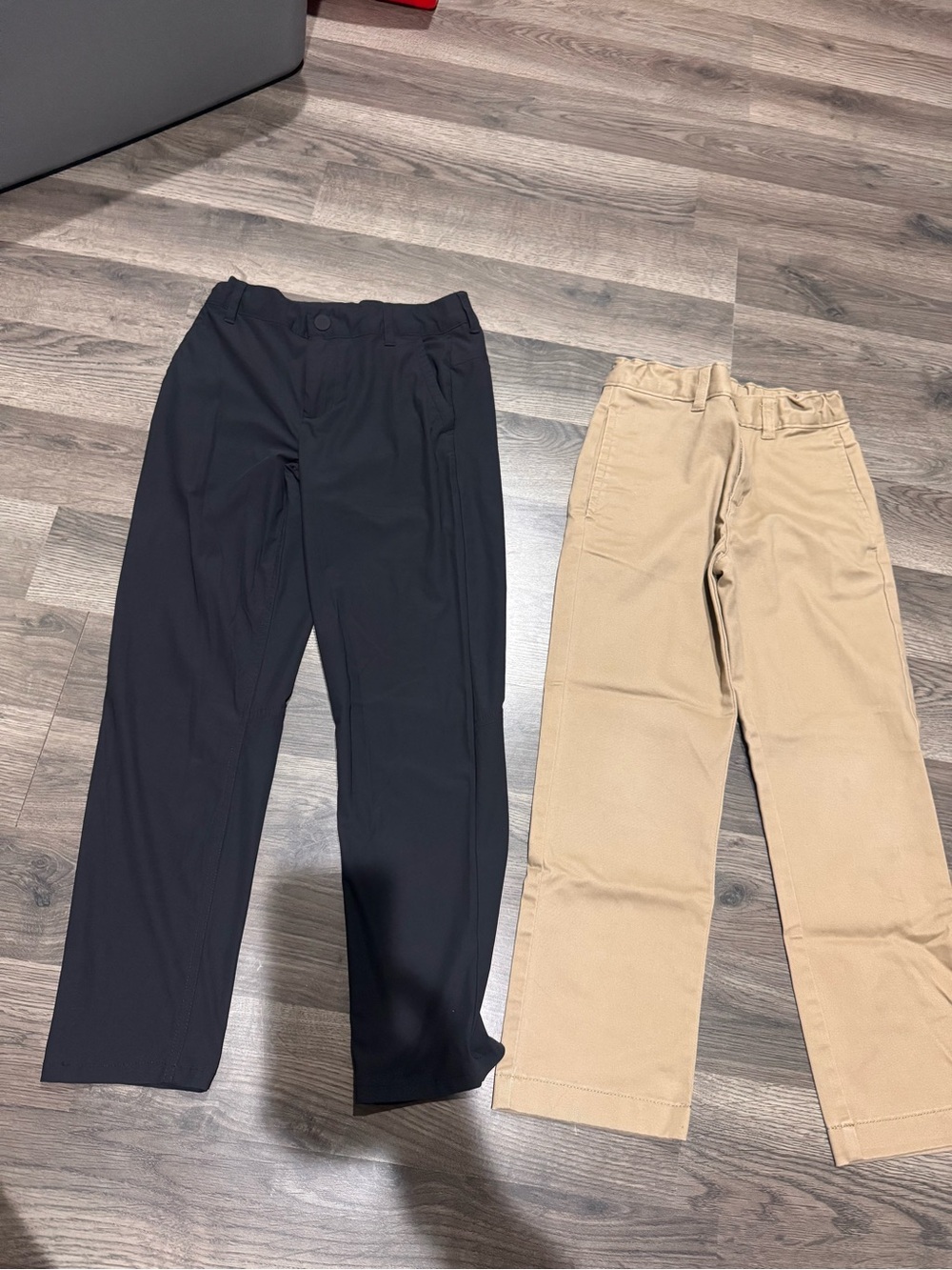 Cat & Jack Kids Straight-Leg Pants in Black and Khaki